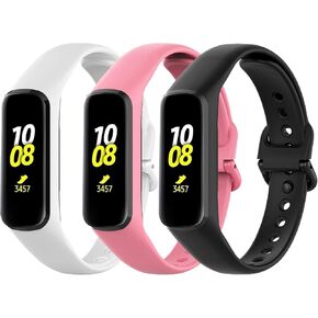 Leonglzt Galaxy FIT 2 Band Samsung Galaxy Fit 2 شريط استبدال ، أشرطة Silicone Galaxy FIT2 SAMSUNG GALAXY FIT2 SM -R220 نطاقات ذكية للنساء والرجال (3/6/8 - حزمة)