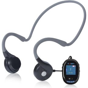 Advanced Bone Conduction Hearing Headset, 7 Frequency Modes, Open-Ear Design, 10-Hour Playtime with 2-Hour Charge, Lightweight & Comfortable for All-Day Wear