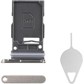 بالنسبة إلى Samsung Galaxy S24 Ultra Sim Card Treshing (إصدار SIM واحد) Titanium Gray Titanium Orange Titanium Violet Sim Holder Bracket مع قاذف الإبرة SM-S928U SM-S928U1