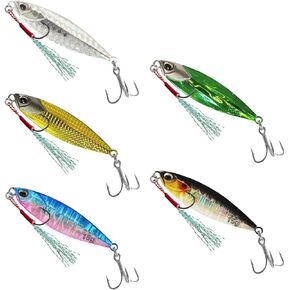 Saltwater Spoons Lures，Blade Bait ，Jigs Sinking Metal Fishing Lures, Jigging Bait,Fishing Lures Kit ，bass Lure,Amazing Fishing Gifts for Men and Family,