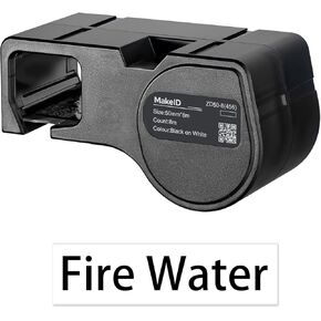 MakeID All-Weather PET Label Cartridge for Indoor/Outdoor Component and Equipment Labeling, Safety Identification, Asset Tracking, Electrical Labeling - for D50 Label Printer