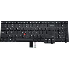 لوحة مفاتيح استبدال جديدة متوافقة مع Lenovo ThinkPad E550 E550C E555 E560 E565 سلسلة مع مؤشر بدون إضاءة خلفية