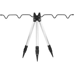 Fishing Rod Tripod Stand Fishing Pole Tripod Bracket Aluminum Alloy Fishing Rod Sea Fishing Pole Bracket Adjustable Rod Tripod Stand Tripod Stand for Fishing Rod