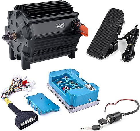 72V 3000W Scooter Electric Brushless Motor Kit with ATV Brushless Dc Motor Kit Motorcycle Electric Motor Kit and Electric Dirt Bike Motor Kit for Bicycle Electric Brushless Dc Motor Complete Kit in Saudi Arabia
