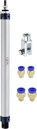 YOKIVE Pneumatic Air Cylinders, with Y Connectors and Quick Fitting Great for Automatic Equipment (20mm Bores 200mm Stroke) in Saudi Arabia