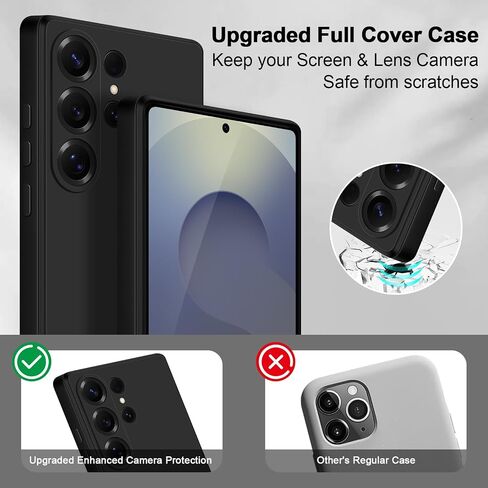 Case for Samsung Galaxy S20 Ultra, Soft Silicone Case with Upgraded Camera Protection, Shockproof Slim Case Cover with Anti-Scratch Microfiber Lining, Deep Purple in Kuwait