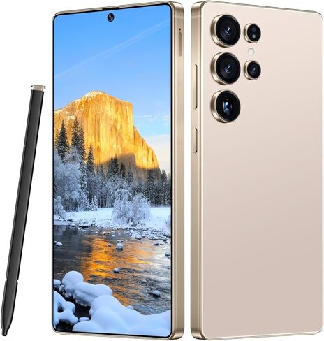 MMY I25 Ultra 5G Smartphone Smartphort ، 8GB+256GB الهاتف الخليوي بالكامل لـ Android 14 ، 6.99 "هاتف محمول غير مؤمن ، 7000 مللي أمبير ، 68 ميجابكسل+108 ميجابكسل كاميرا مزدوجة/قفل SIM/بصمات الأصابع المزدوجة (أسود) in Kuwait