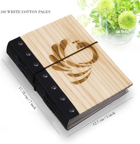 VIMOKSHA Hardcover Journal Writing Notebook-Small Photo Album-4x6 Family Picture Album-Sketchbook-Thick Plain Paper-Multipurpose Journal for Men and Women-5x7 inch (Mushroom) in Saudi Arabia