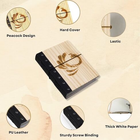VIMOKSHA Hardcover Journal Writing Notebook-Small Photo Album-4x6 Family Picture Album-Sketchbook-Thick Plain Paper-Multipurpose Journal for Men and Women-5x7 inch (Mushroom) in Saudi Arabia