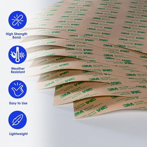 CANOPUS Double Sided Transfer Sheet, 468MP Adhesive Transfer Tape, 12in x 20yd in Saudi Arabia