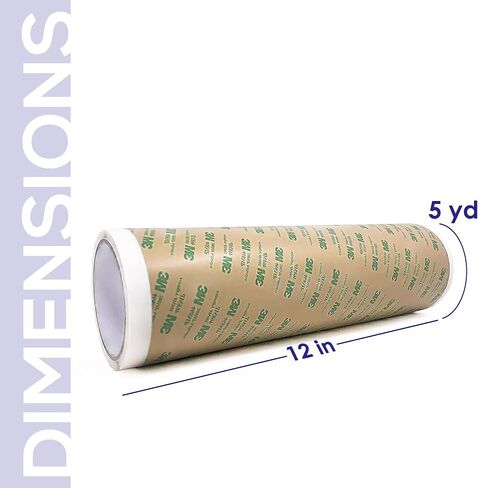 CANOPUS Double Sided Transfer Sheet, 468MP Adhesive Transfer Tape, 12in x 20yd in Saudi Arabia