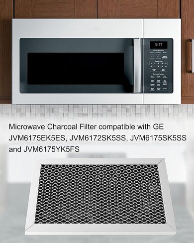 مرشح الفحم الميكروويف الملائم لـ GE JVM6175EK5ES ، JVM6172SK5SS ، JVM6175SK5SS ، JVM6175YK5FS in Saudi Arabia