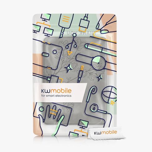 kwmobile Cover Compatible with Amazon Kindle Paperwhite (2024)/Colorsoft Cover - eReader Case - Meow Cat Grey/Black in Saudi Arabia