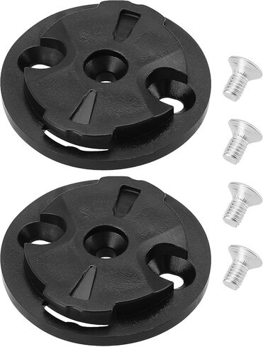 2 Sets Bike Computer Bracket Mount Fixed Base Stopwatch Bracket Fixed Male Seat Dial Fixing Base Compatible with Garmin 32x29x2mm Black in Saudi Arabia