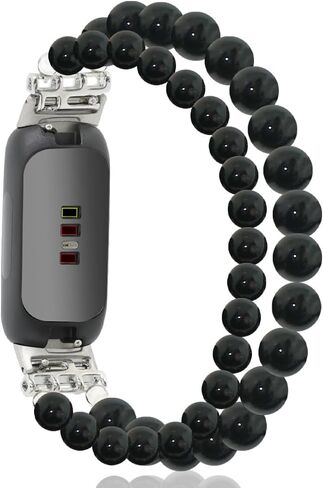 C&L Accessories Bracelets Compatible with Inspire 3 Bands for Women Beaded Wristband Natural Gemstone Replacement Straps in Saudi Arabia
