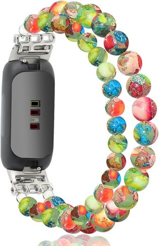 أساور C&L الملحقات المتوافقة مع Inspire 3 فرق للنساء للمربحة المعصم أحزمة الاستبدال الأحجار الكريمة الطبيعية in Kuwait