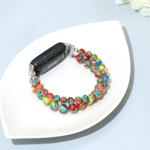 أساور C&L الملحقات المتوافقة مع Inspire 3 فرق للنساء للمربحة المعصم أحزمة الاستبدال الأحجار الكريمة الطبيعية in Kuwait