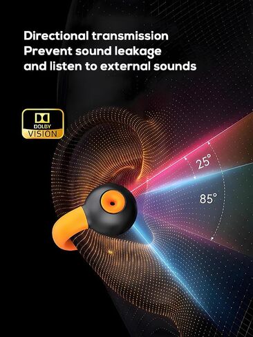 Wireless Ear Clip Headphones Bluetooth 5.3 - Lightweight Bone Conduction Earbuds with LED Display, Open Ear Earphones Compact Mini Design for Small Ears, Fit for Running, Sports & Gym in Kuwait
