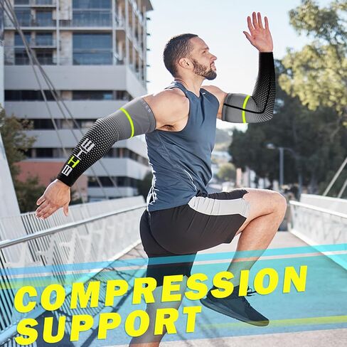 beister UV Sun Protection Cooling Compression Sleeves Arm Sleeves Men Women Cycling in Kuwait