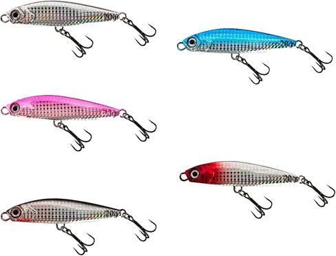 Saltwater Spoons Lures，Blade Bait ，Jigs Sinking Metal Fishing Lures, Jigging Bait,Fishing Lures Kit ，bass Lure,Amazing Fishing Gifts for Men and Family, in Saudi Arabia