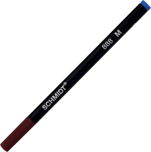 Schmidt 888 Technology Ceramic Rollerball Plastic Tube Refill Broad Point 1.0mm, Black, 2 Pack Blister (SC58113) in Kuwait