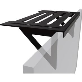 Diversity world Aluminum Alloy Adjustable Shelf for TV Top or PC Monitor, Screen Shelf, Applicable for Router, TV Box, Remote Controls,Speaker, Media Boxes and Home Decor (Black) (1)