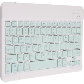 Keyboard and Mouse, 10 Inch Keyboard Set USB Charging Ultra Thin Quiet Keyboard with 1600 DPI Mouse for PC, Laptop (#4)