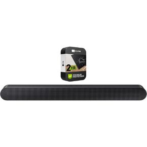 SAMSUNG HW-S50B/ZA 3.0ch All-in-One Soundbar with Dolby 5.1 DTS Virtual:X 2022 (Renewed) Bundle with 2 YR CPS Enhanced Protection Pack