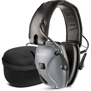 awesafe Electronic Ear Defenders for Adults Hearing Protection Noise Cancelling Headphones - Hard Storage Case