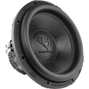 BLACK DIAMOND DIA-T12.4D 12" Car Audio Subwoofer with Aluminum Basket 2000 Watts Dual Voice Coil 4+4 DVC 4 Ohm (1 Speaker)