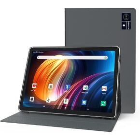 Latest Android 13 Tablet with Case, 2024 Tablets Octa-Core 2.0GHz, 128GB ROM+16GB RAM+512GB Expandable, 10.1 inch Tablet with 13MP + 8MP Dual HD Cameras, Dual Speakers, 8000mAh Battery, Bluetooth, GPS