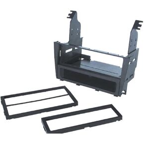 ASC Audio Car Stereo Radio Install Dash Mount Kit for 2001-2005 Lexus IS300 (Single or Double Din, Black Finish, 1 Kit)