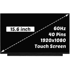 Replacement for Lenovo IdeaPad Slim 3 15IAH8 82XM 3 15IRH8 for IdeaPad 3 Chrome 15IJL6 82N4 for IdeaPad 5 15IAL7 5 15ABA7 Type 82SF 1920x1080 60HZ 40 Pins 15.6" LCD LED Touch Screen Display Panel