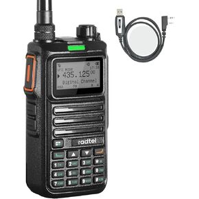 Radtel RT-4D DMR Radio 1024 Channels Walkie Talkie with USB Programming Cable