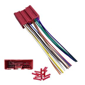 24Pin Radio Wiring Harness for Mazda 2001-2019 Aftermarket Car Stereo Wire Harness Connector for Mazda CX-5 Mazda 2/3/5/6 Tribute Protege Car Stereo Radio Wiring Harness Cable Install