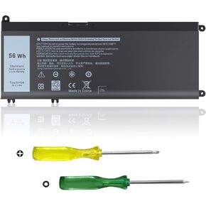 GJKNX Laptop Battery for Dell Latitude 5580 5491 5280 5480 5490 5495 5590 5591 5488 5288 E5480 E5580 E5590 E5490 Precision 15 3520 3530 DY9NT 5YHR4 GD1JP 451-BBZG 0GD1JP 0DY9NT Notebook Battery 68WH