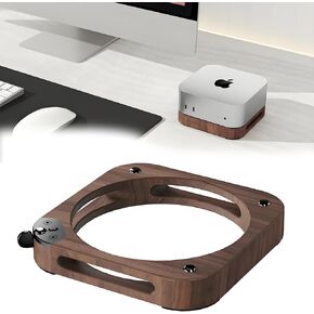 Cooling Dock Stand for Mac Mini M4 & M4 Pro 2024, Easy Access to Power Button, Dust Proof Clear Base for M4 Host Accessories (Acrylic)