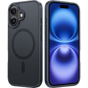 fntcase for iPhone 16e Phone Case: for iPhone 16E Case 2025 Magnetic Matte Silecone Silicone Groofroof Grading Grade STROME Protect Cover | صدع واقٍ مضاد للانزلاق in Kuwait