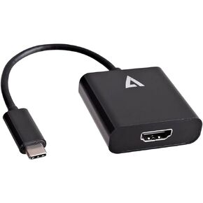 V7 USB-C (M) إلى محول HDMI (F)-الأسود-V7uchdmi-blk-1n