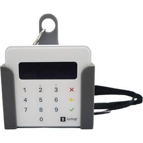 Lanyard Holster Mount for SumUp Air Card Reader Bracket with Strap, Wall Mount, Desk Mount, Adhesive Mount, Compatible with SumUp Air Card Reader Bracket for Secure Mounting