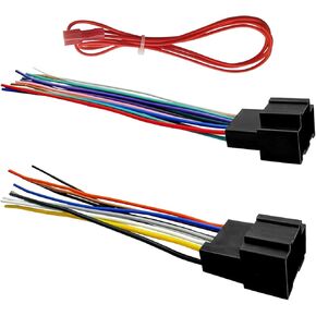 Radio Stereo Wiring Harness Adapter Connector, Compatible with Chevy, GC, Bui