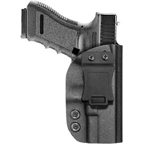 Glock 19 Holster ، Glock 17 Holsters ، متوافق مع Glock 17/19/19x/22/31 (Gen1-5) ، IWB Right Kydex Holster | غير قادر على التعديل والاحتفاظ | غلاف ماج بوت | لا ارتداء/ارتعاش | حمل الراحة