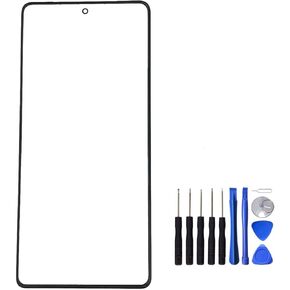 for Motorola Moto Edge Plus 2023 Black Front Screen Outer Glass Panel Lens Replacement with Opening Tool (Not LCD &Not Digitizer)