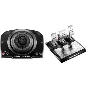 Thrustmaster PC Racer Servo Base and T-LCM Pedals Bundle (Compatible with PC, PS5, PS4, Xbox)