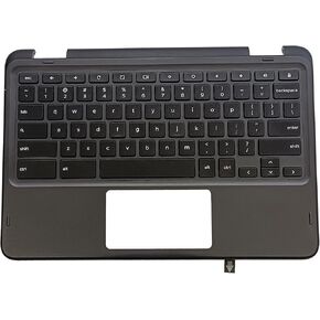 استبدال Dell Chromebook 3100 2IN1 COPTOP TOP TOP CASE CASE PALMREST مجموعة مفاتيح الجزء 034Y6Y 34Y6Y