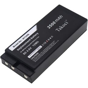 2500mAh 4.8v Ni-MH بطارية استبدال Iribarri IK3 ، IK4 ، Ikusi IK3 أجهزة إرسال ، IK4 T70/3 T70/4 T70/8 TM70/3 TM70/8 جهاز التحكم عن بعد ، يناسب الجزء رقم BT27IK 2305271 BT27IK-1