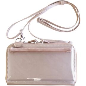 Women's Smartphone Cell Phone Crossbody Shoulder Bag Synthetic Leather, Multi-functional with Detachable Shoulder Strap, Card and Coin Pockets, Small