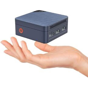 MOREFINE N150 Mini PC, Intel Twin Lake N150 (Upgraded N100), 12GB 4800MHz LPDDR5 500GB NVMe M.2 SSD, Mini Computer Support 4K Triple Disply, Micro PC with USB3.2/RJ45/WiFi/BT/Home/Office