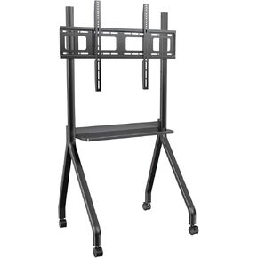 Smart Board Portable Stand with Four Lockable Wheels for Interactive Whiteboard 55-65 Inch, Home School Office