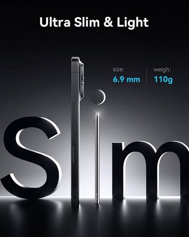 Kuulaa Magsafe Battery Pack 5000mah ، 0.27 في شاحن Magsafe النحيف المحمول Slim Magnetic Apple Charger 20W Power Power Bank لـ iPhone 16/15/14/13/12 in Saudi Arabia